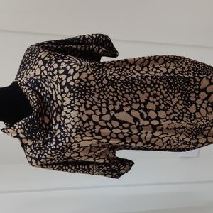Tucker Animal Print Dress Medium